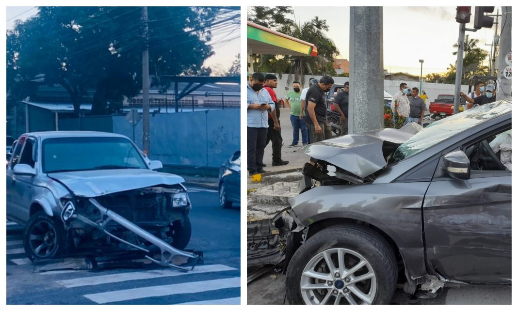 accidente bulevar Morazán