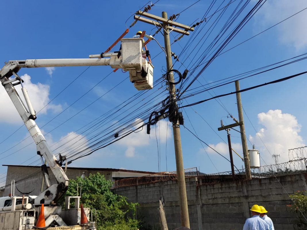Cortes energía domingo Honduras