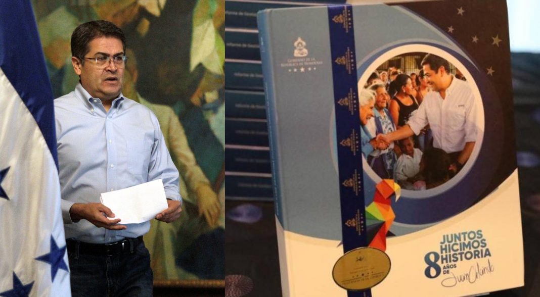 JOH presenta su libro en Honduras