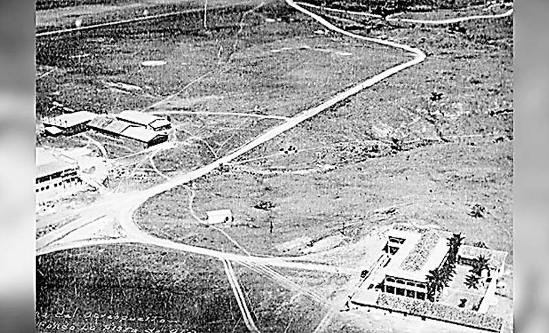 Planicie de Toncontín en los años 30.