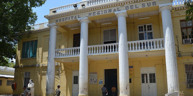 Hospital del Sur cero pacientes COVID-19