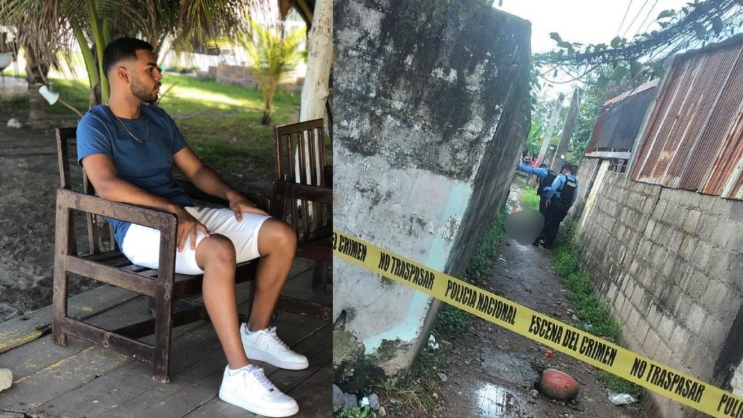 joven muerto en La Ceiba