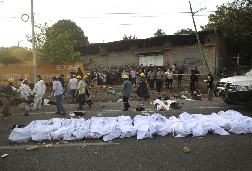 Relatos de migrantes accidente México