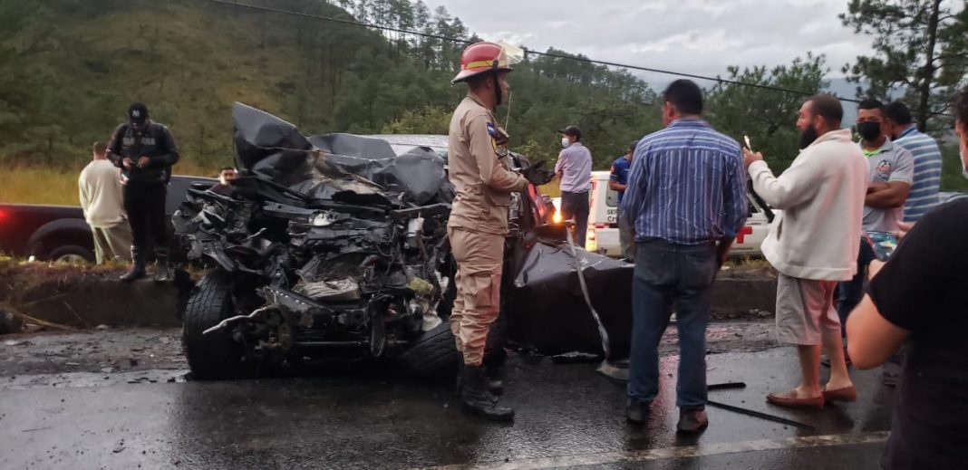 Accidente de tránsito en Talanga