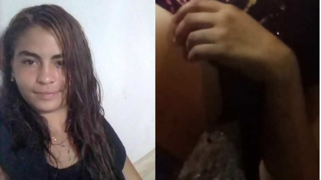 hermana de menor muerta en La Ceiba