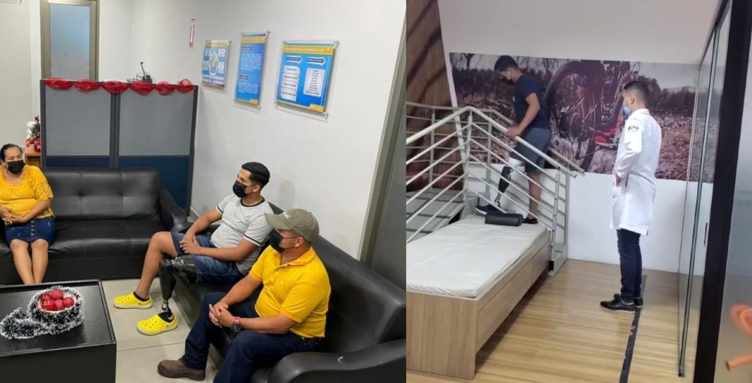 Policía recibe prótesis