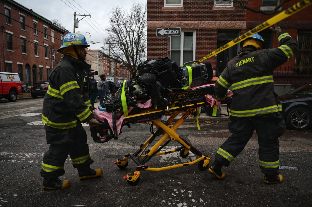 incendio en filadelfia