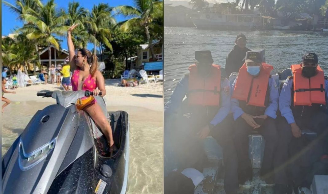 Angie Peña en belice