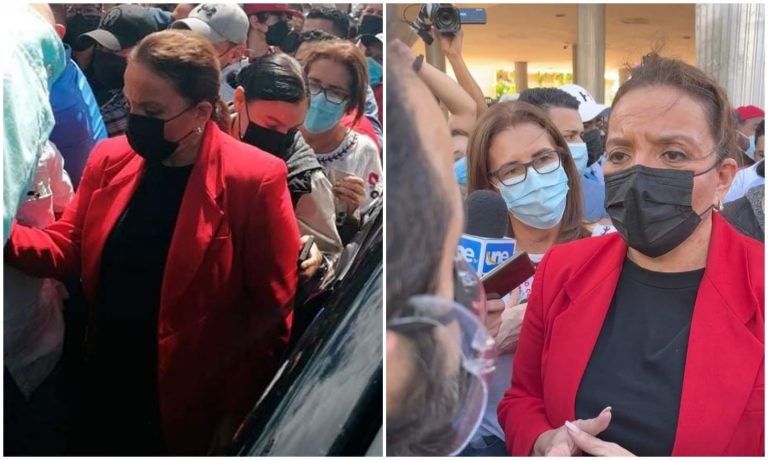 Xiomara Castro llega al CN