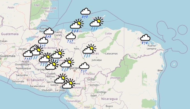 Lluvias en Honduras