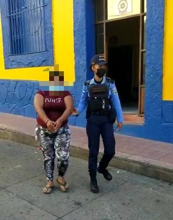 Mujer que mato a su esposo en Choluteca