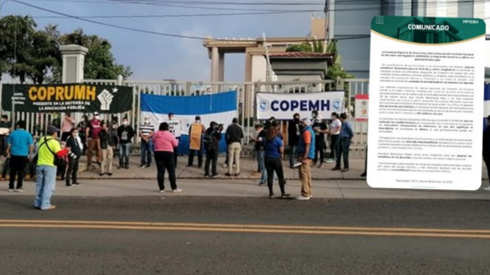 Protestas de maestros