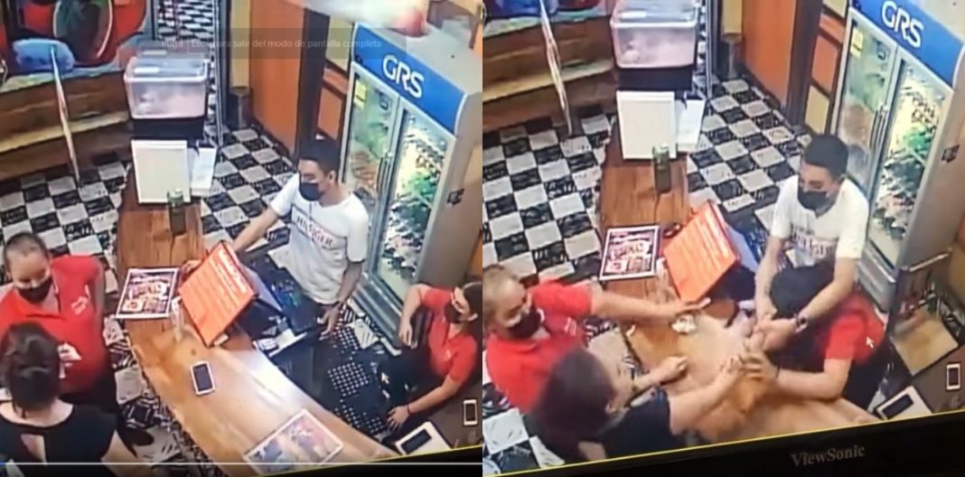 pelea en restaurante de choluteca