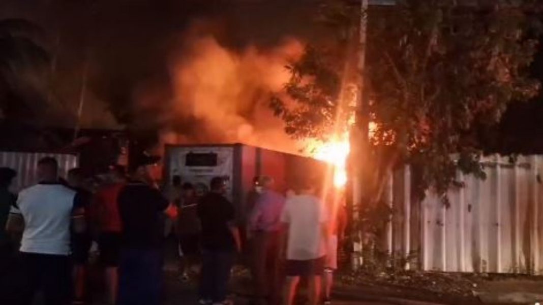 Incendio Puerto Cortés