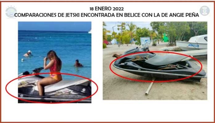 Moto acuática Angie Peña