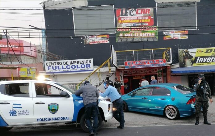 Asalto en bulevar Morazán