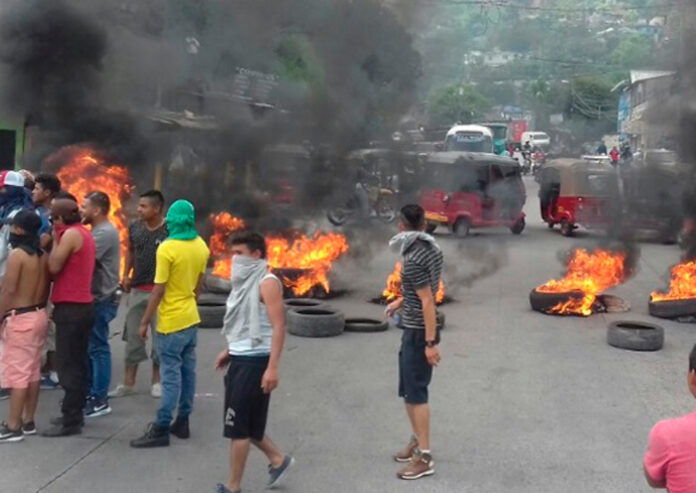 protesta Villa Nueva