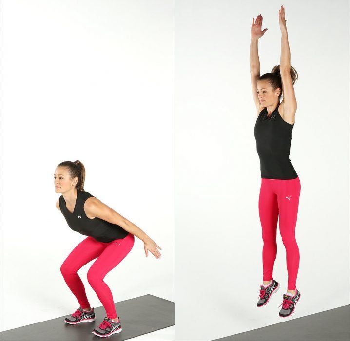sentadillas con salto