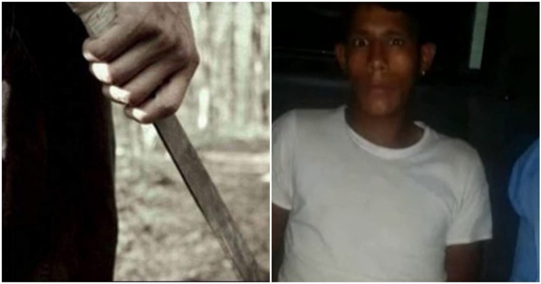Matan a hombre a machetazos