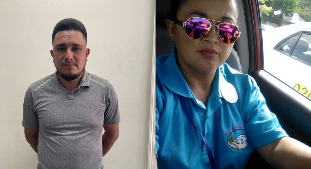 sospechoso de matar mujer taxista en Roatán