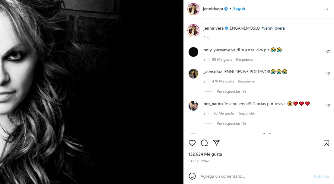El mensaje de Jenni alcanzó rápidamente miles de reacciones