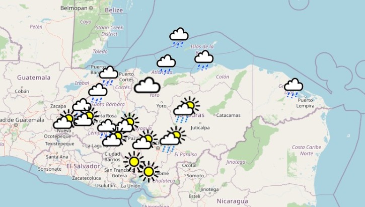 Mapa de lluvias