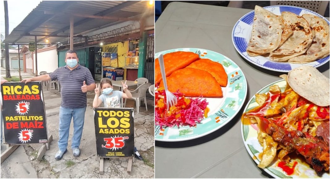 hondureño emprende con baleadas a 5 lempiras