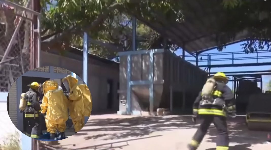 Fuga de gas cloro SANAA
