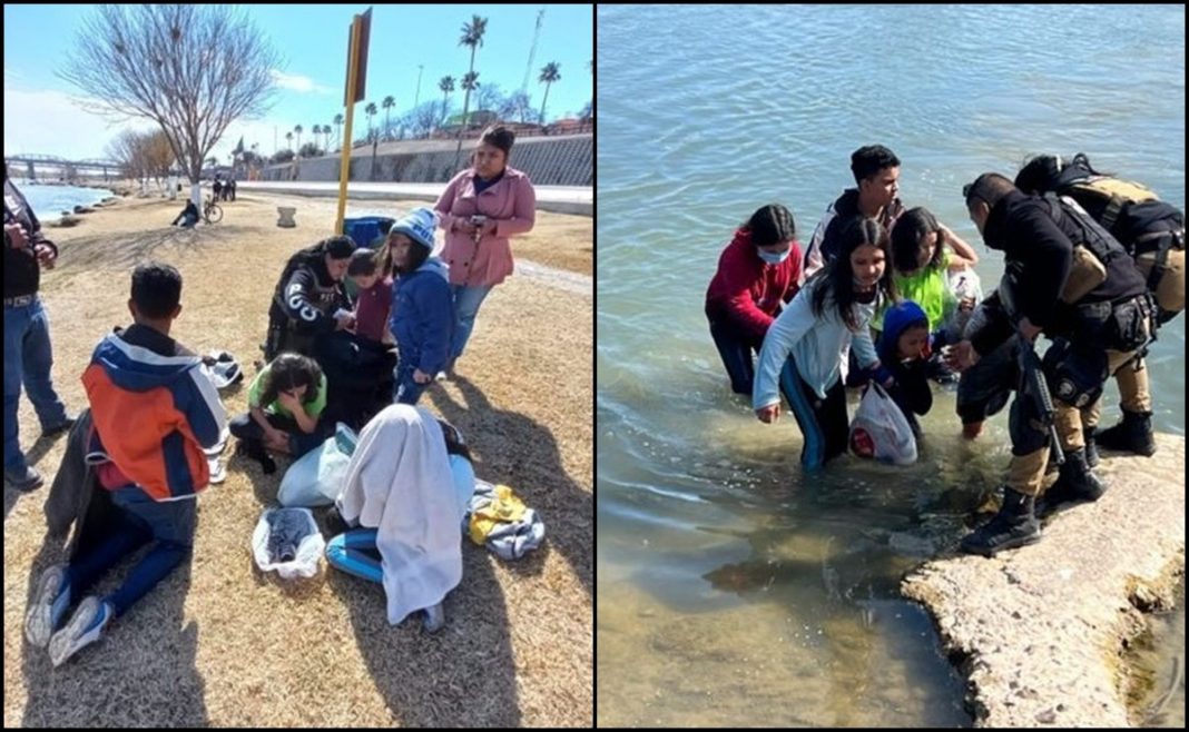 Rescatan niños hondureños Río Bravo