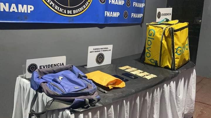 Evidencia presentada ante los medios de comunicación.