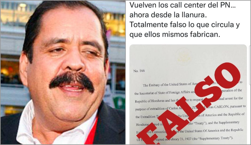 carlos zelaya extradición