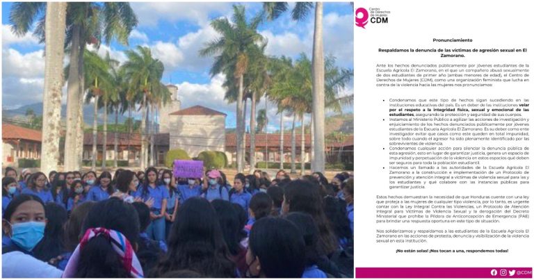 CDM violación en Zamorano