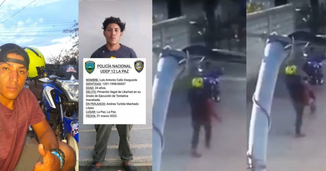 hombre intenta llevarse niña en moto en La Paz