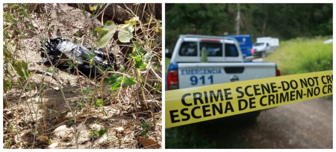 Cadáver embolsado en Olancho