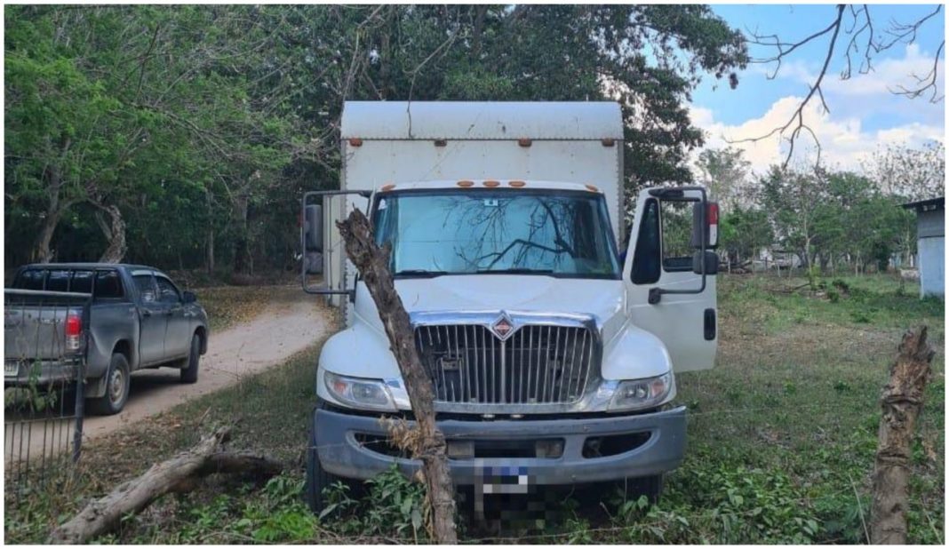 recuperan camión en Yoro