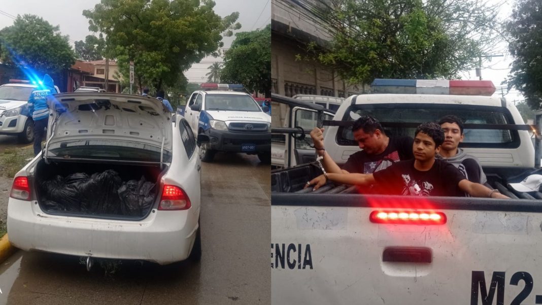 muertos en baúl de carro