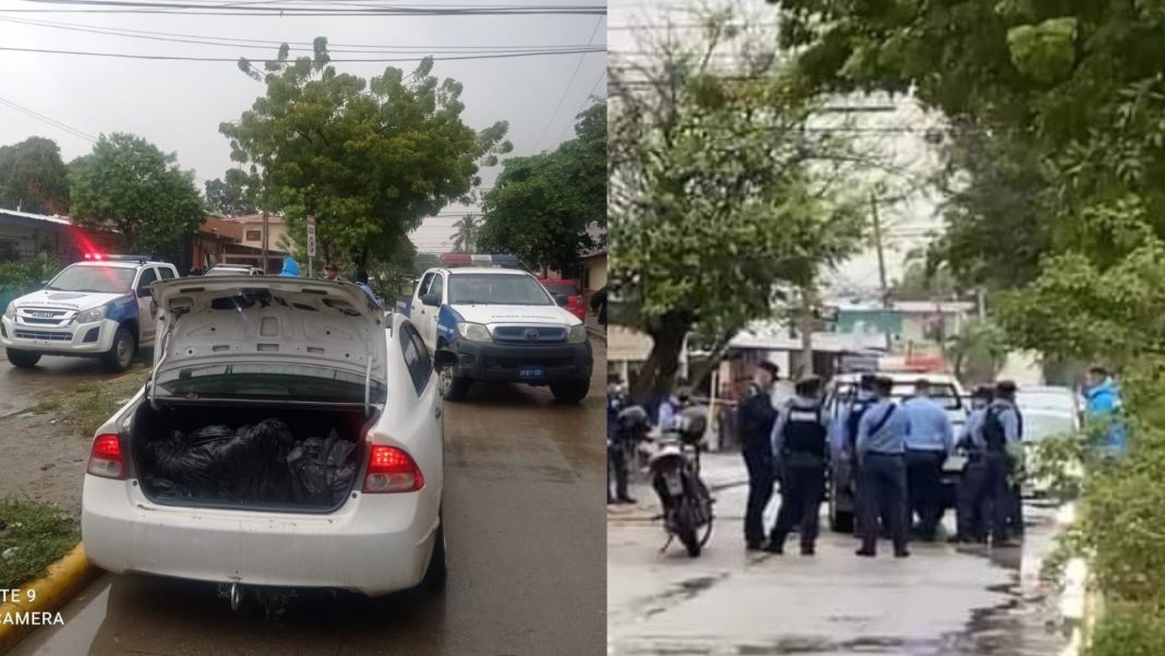 muertos baúl carro DPI