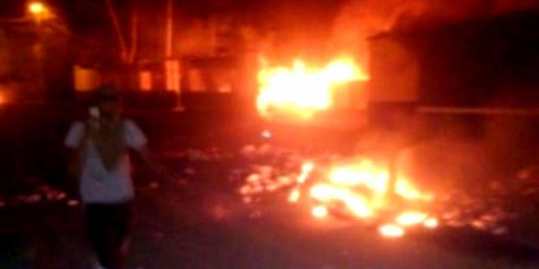 Amnistía personas incendiaron posta