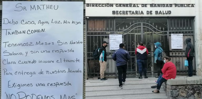 Tomas en la secretaría salud