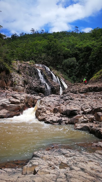 Al final de la cascada podrás disfrutar de un momento de paz.