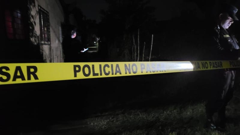 Las autoridades se presentaron a la zona y acordonaron el área.