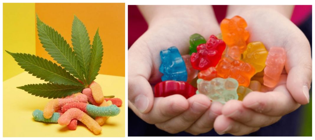 Niños intoxicados gomitas de marihuana