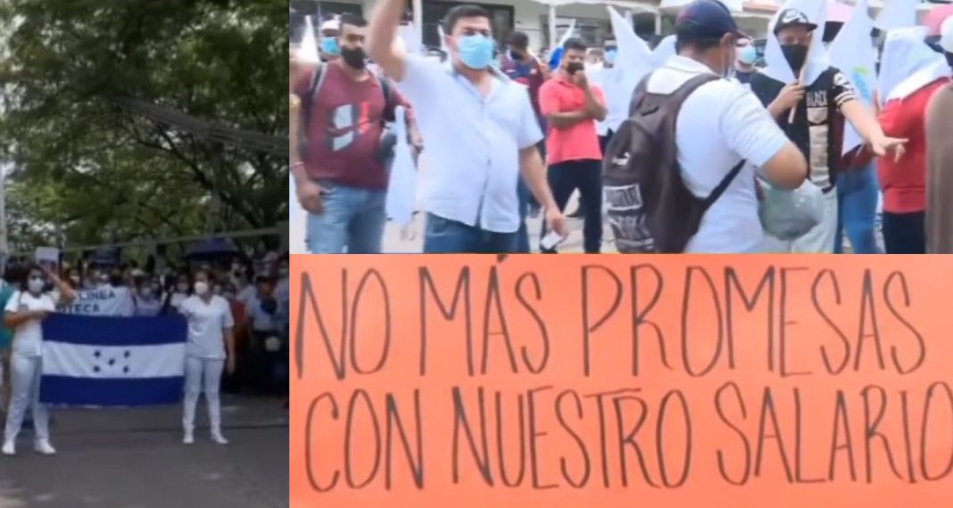 Lunes de protestas en Honduras