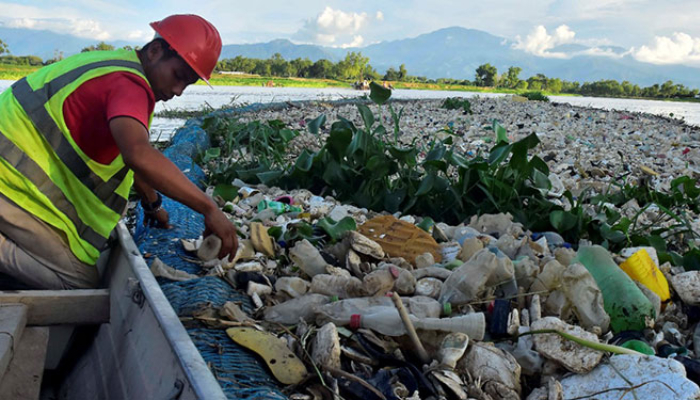 Río Motagua autoridades de Guatemala en Honduras