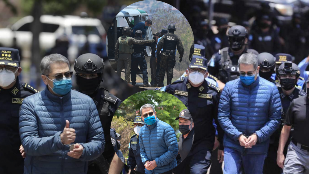 extradición de JOH a EEUU