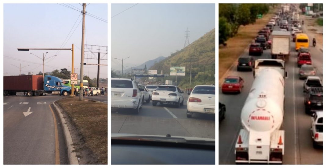 paro de transporte en honduras abril