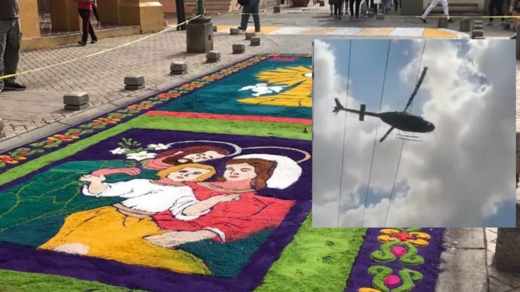 alfombras de aserrín Comayagua