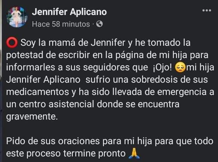 Jennifer Aplícano salud