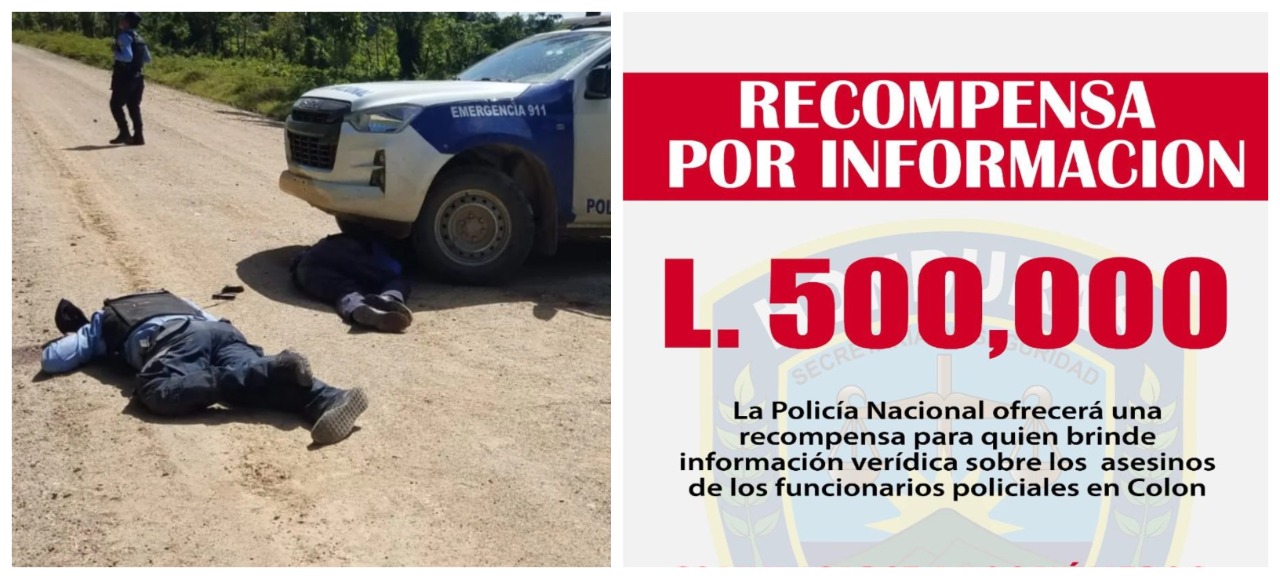 Recompensa Policía masacre Colón
