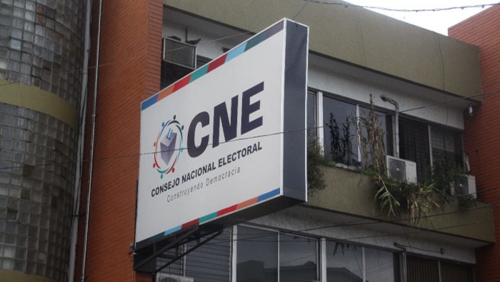 repetición de elecciones de CNE